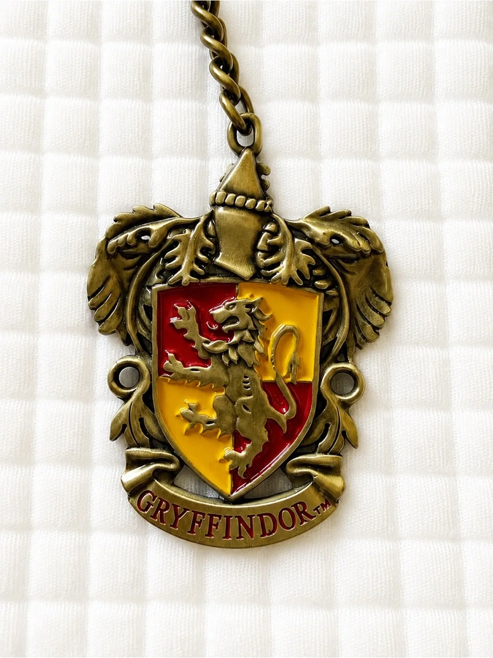Officially Licensed Harry Potter Gryffindor Crest Metal Keychain | WBEI | Charm